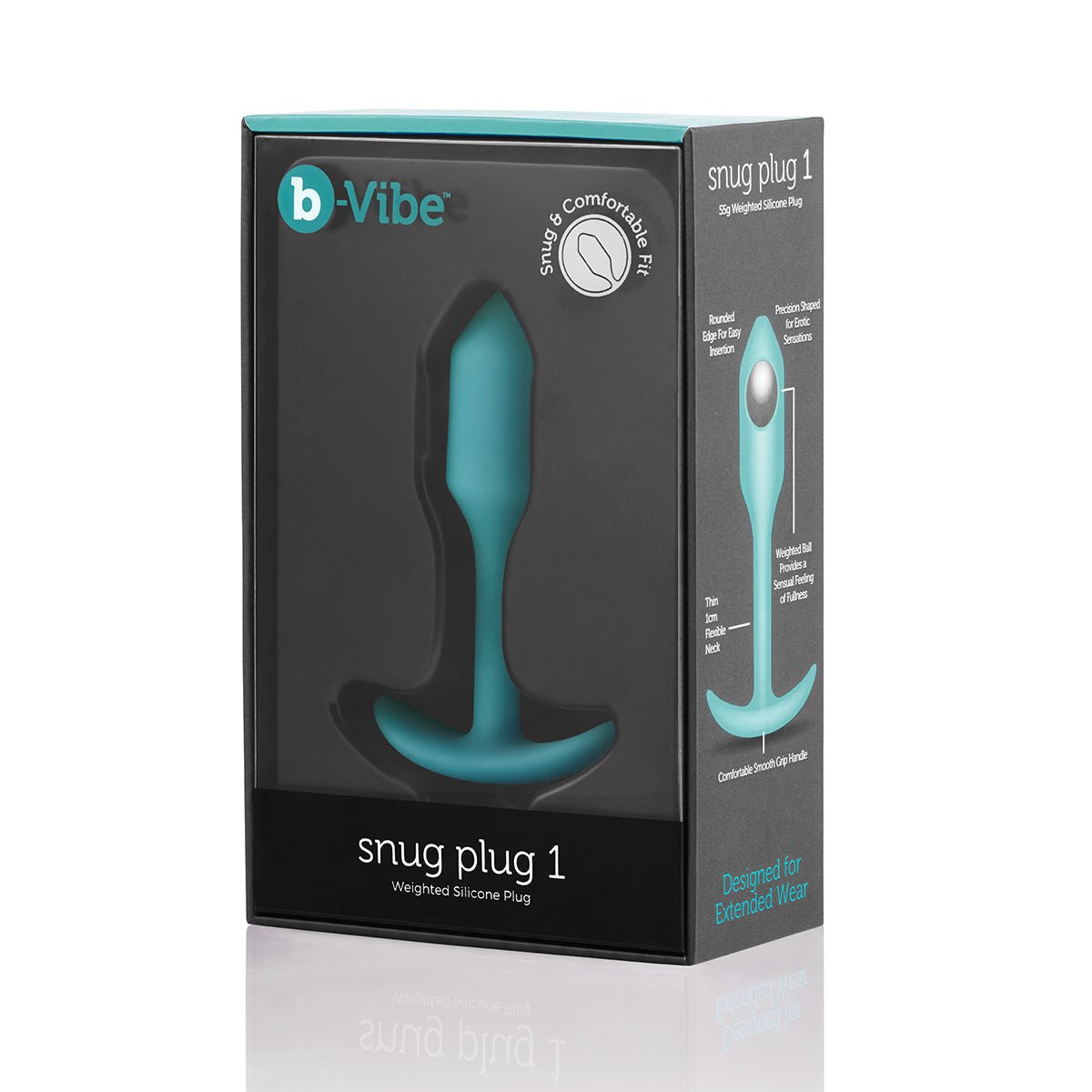 B-vibe Weighted Snug Plug 1 - 55 G