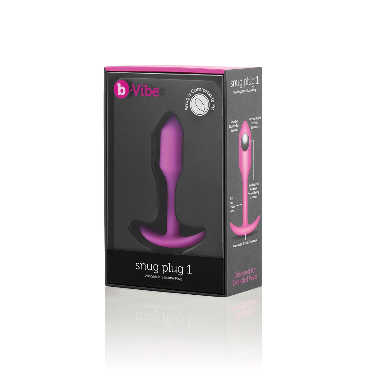 B-vibe Weighted Snug Plug 1 - 55 G