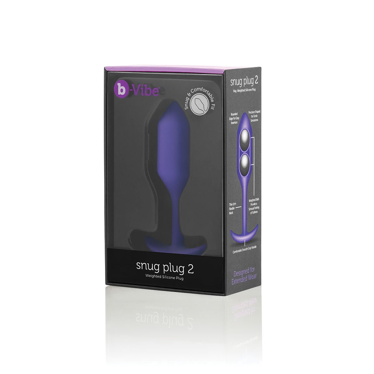 B-vibe Weighted Snug Plug 2 - 114 G