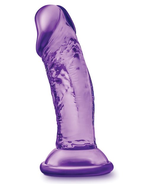 B Yours - Sweet n' Small 4 Inch Dildo With Suction Cup - Purple Purple
