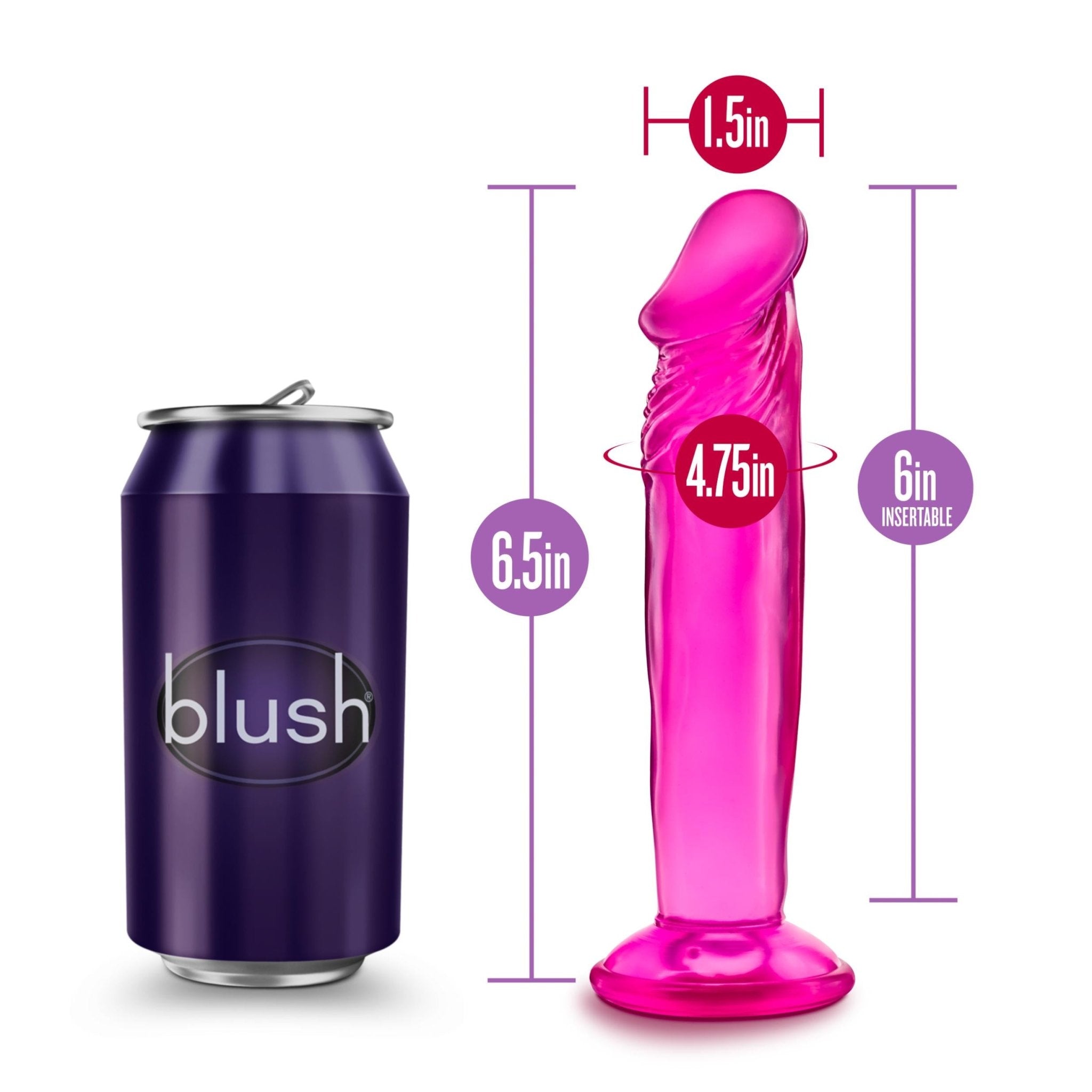 B Yours - Sweet n' Small Inch Dildo With Suction Cup