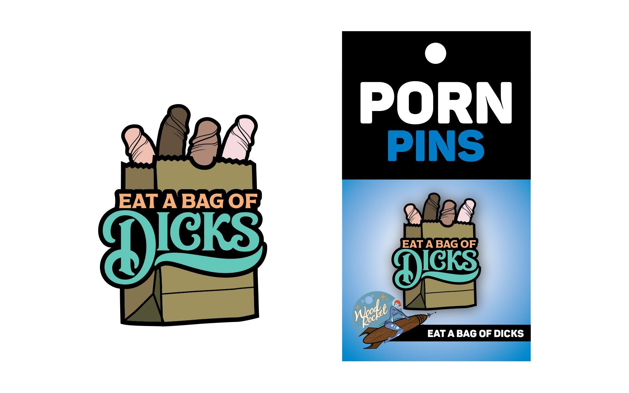 Bag Of Dicks Pin