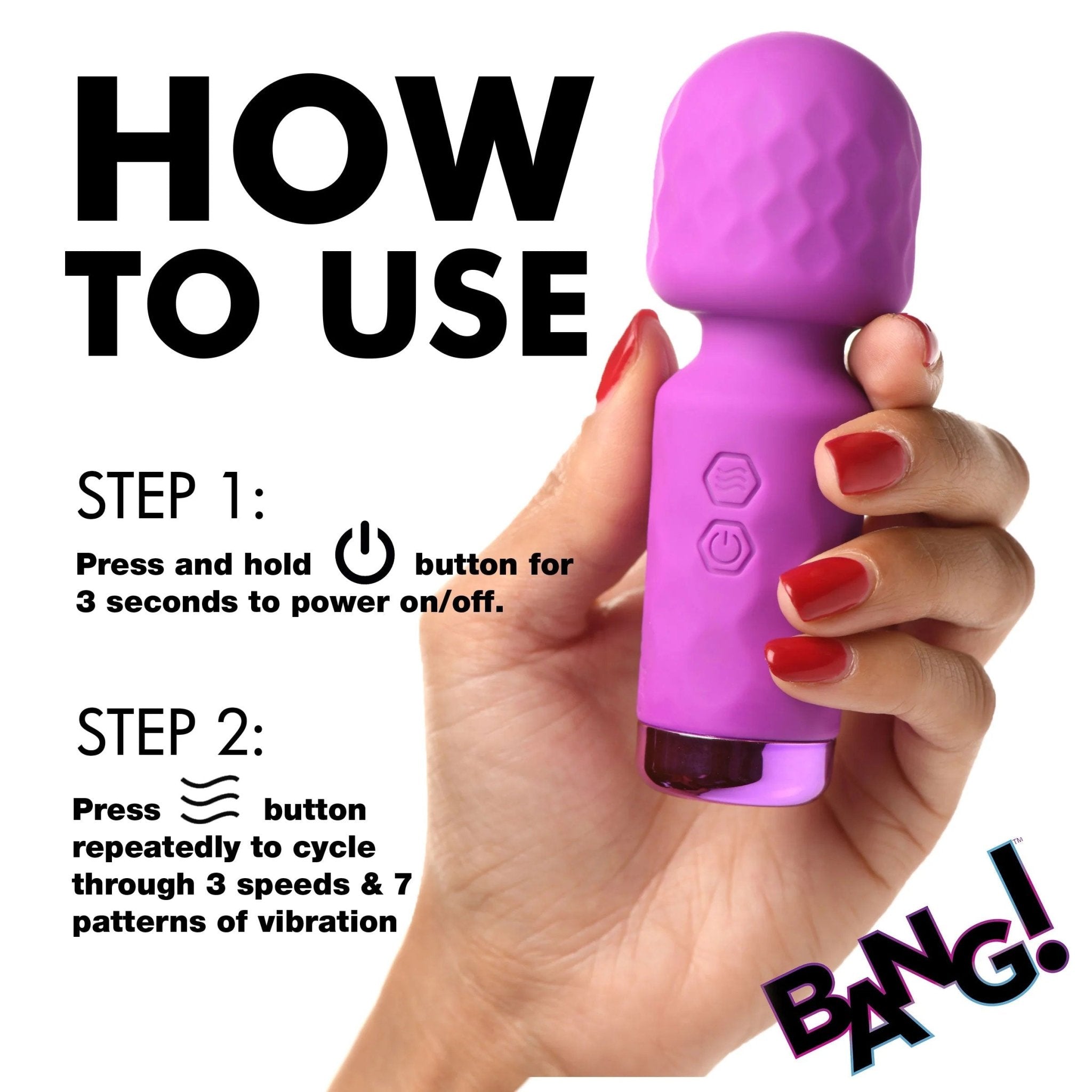 Bang! 10x Mini Silicone Wand