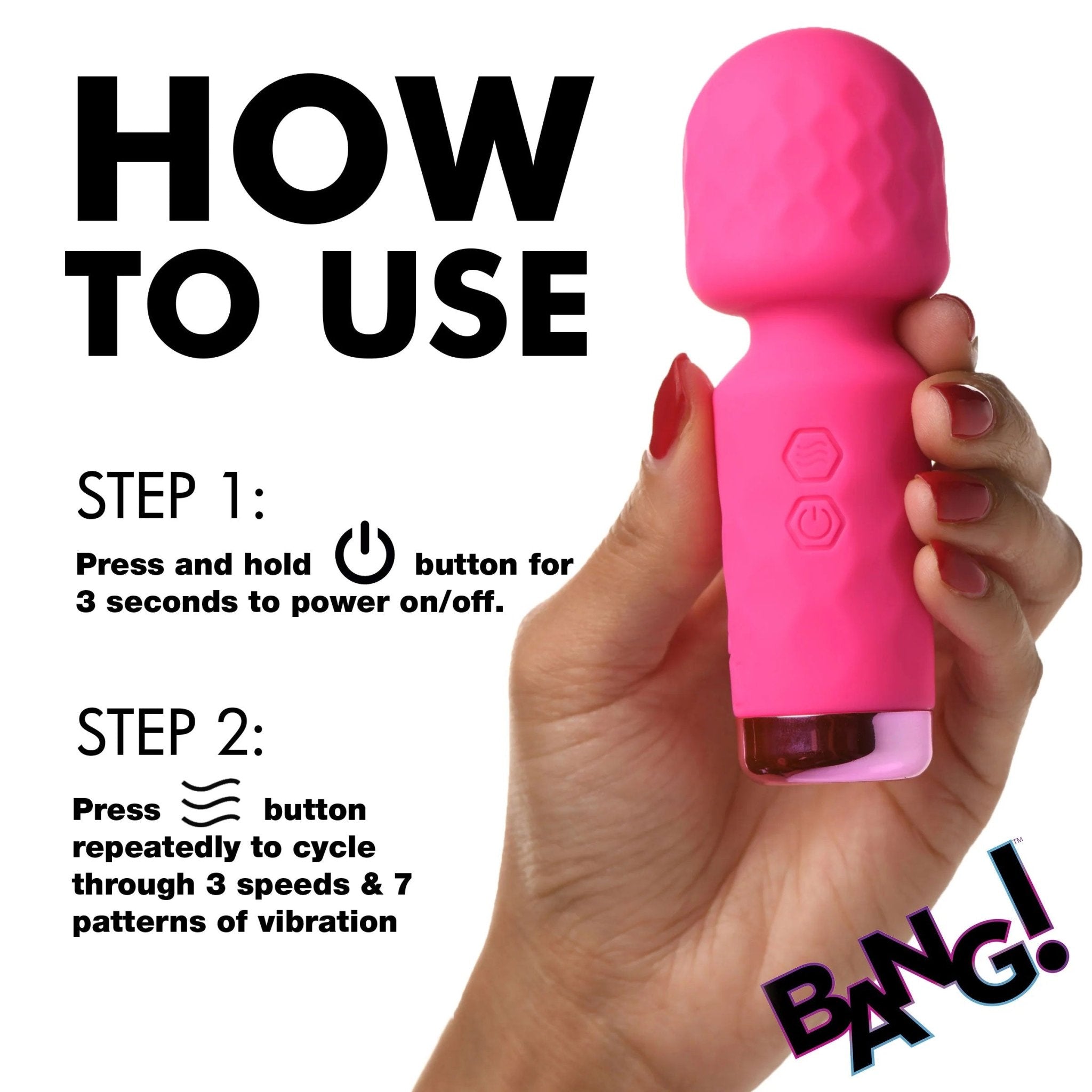 Bang! 10x Mini Silicone Wand