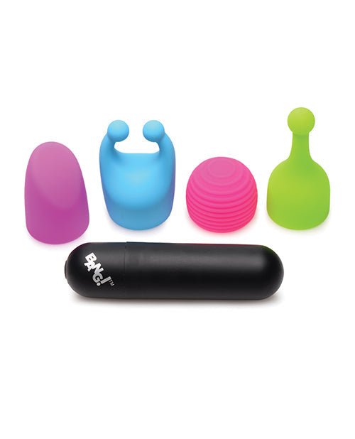 Bang - Rechargeable Bullet Vibrator With 4 Attachments