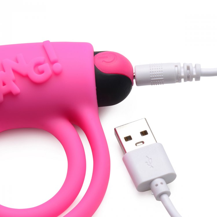 Bang! Vibrating Cock Ring & Bullet W/remote Control