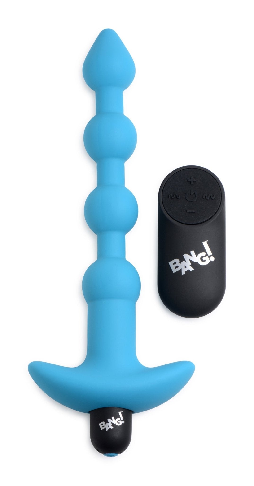 Bang! Vibrating Silicone Anal Beads & Remote