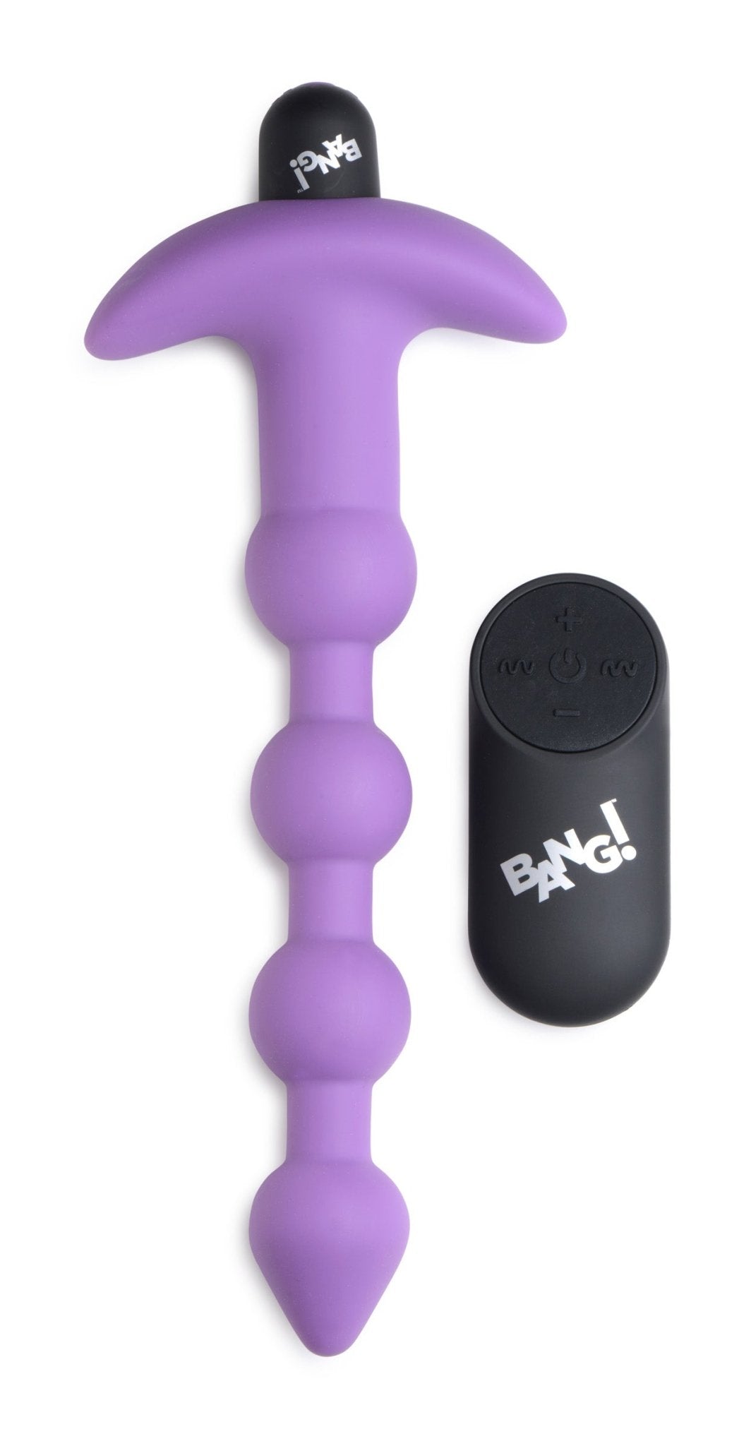 Bang! Vibrating Silicone Anal Beads & Remote