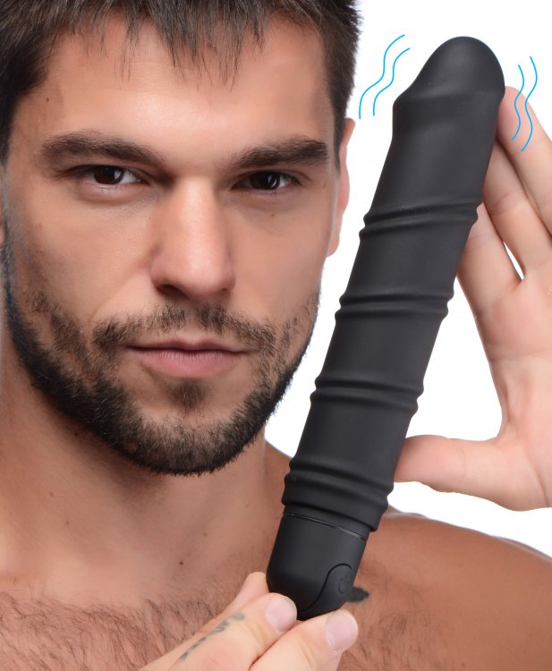 Bang! Xl Bullet Vibrator & Swirl Silicone Sleeve Black