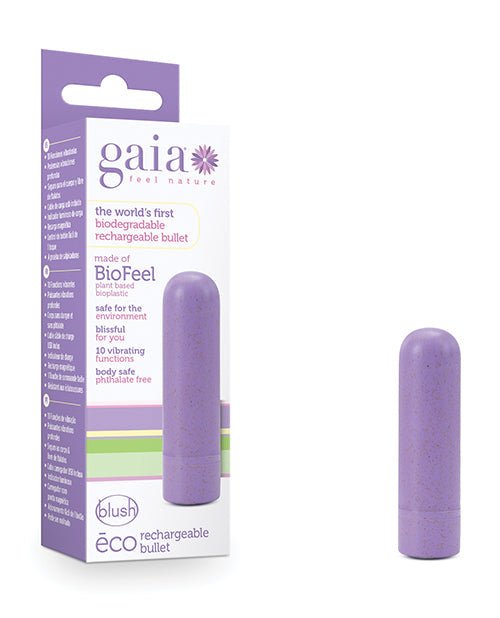 Bio Feel Touch With Gaia Eco Rechargeable Bullet - Lilac