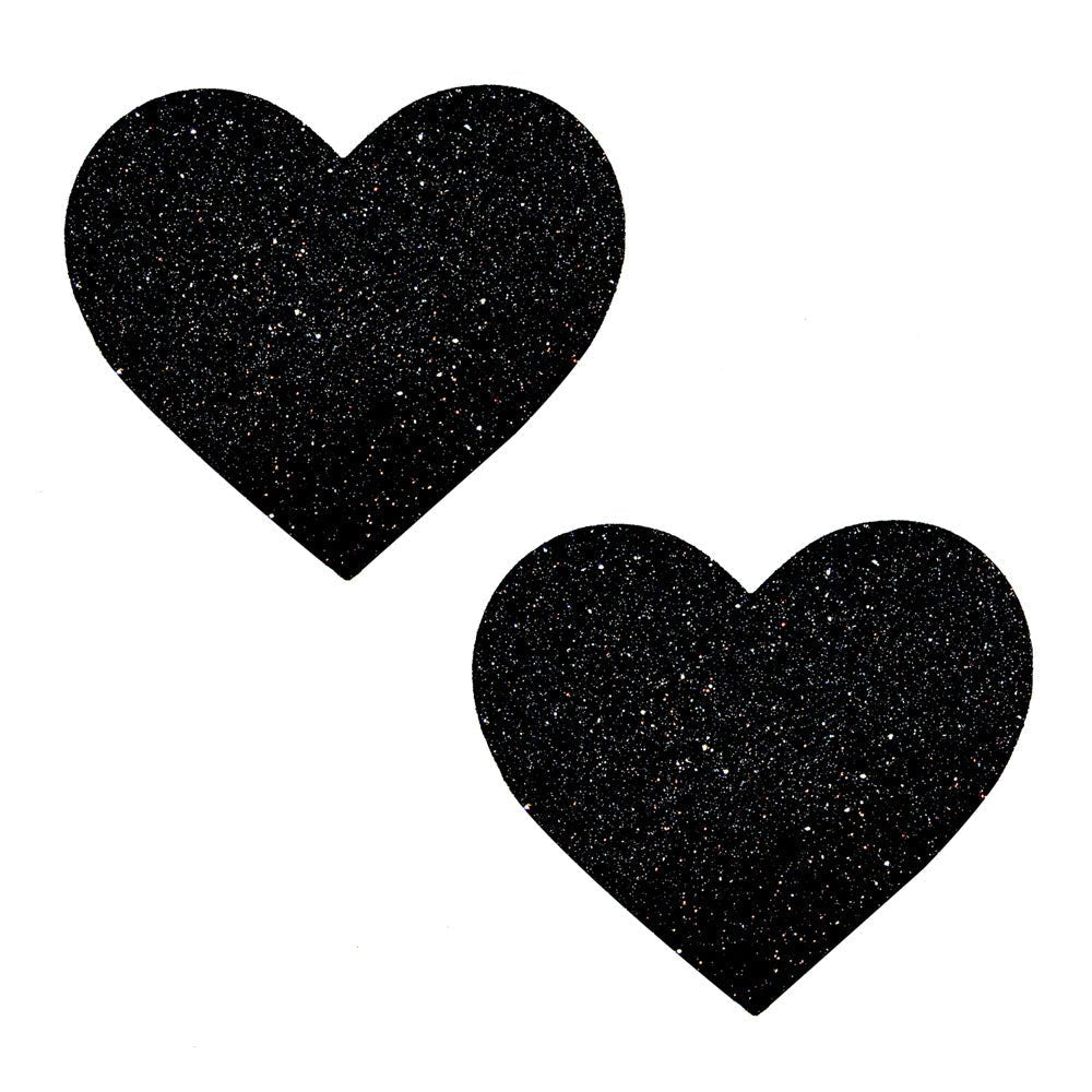 Black Malice Glitter Nipztix Pasties