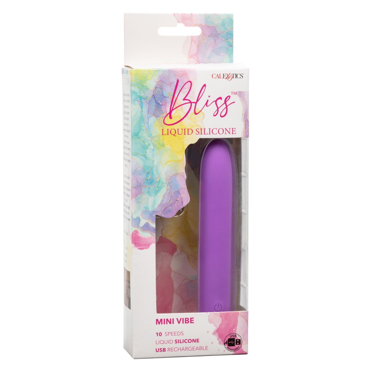 Bliss Liquid Silicone Mini G Vibrator - Purple