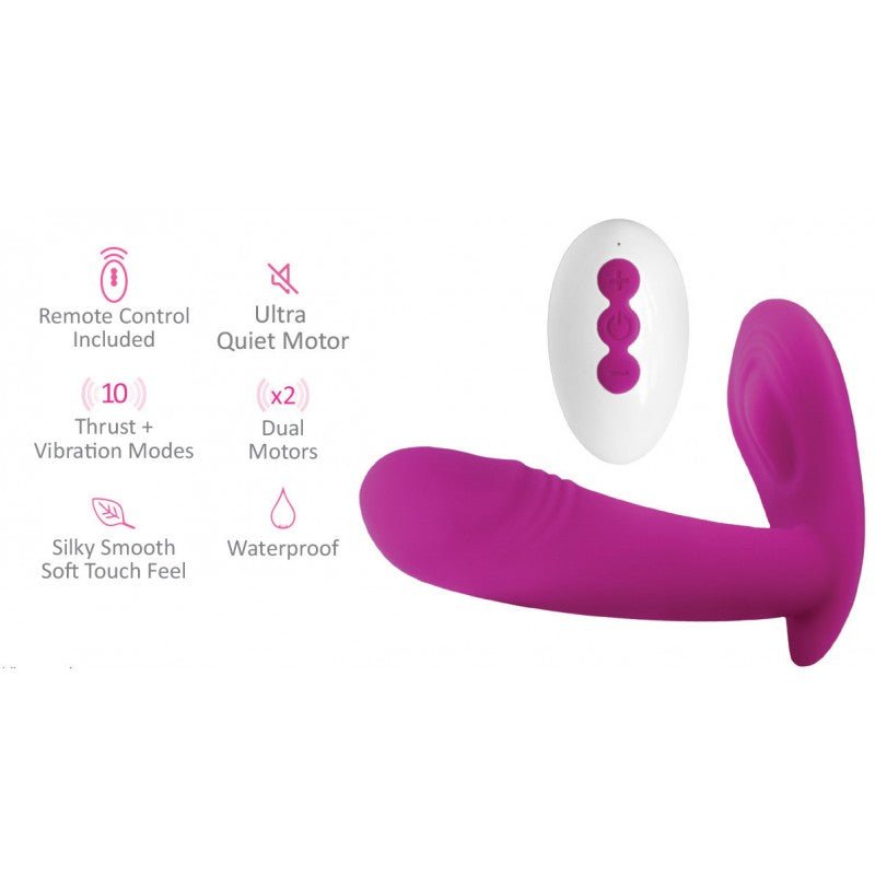 Bliss Power Punch Thrusting Vibrator 10 Functions