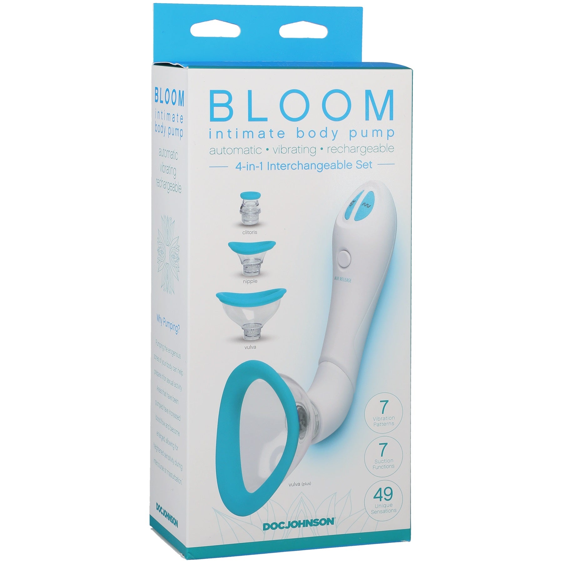 Bloom Intimate Body Automatic Vibrating Rechargeable Pump