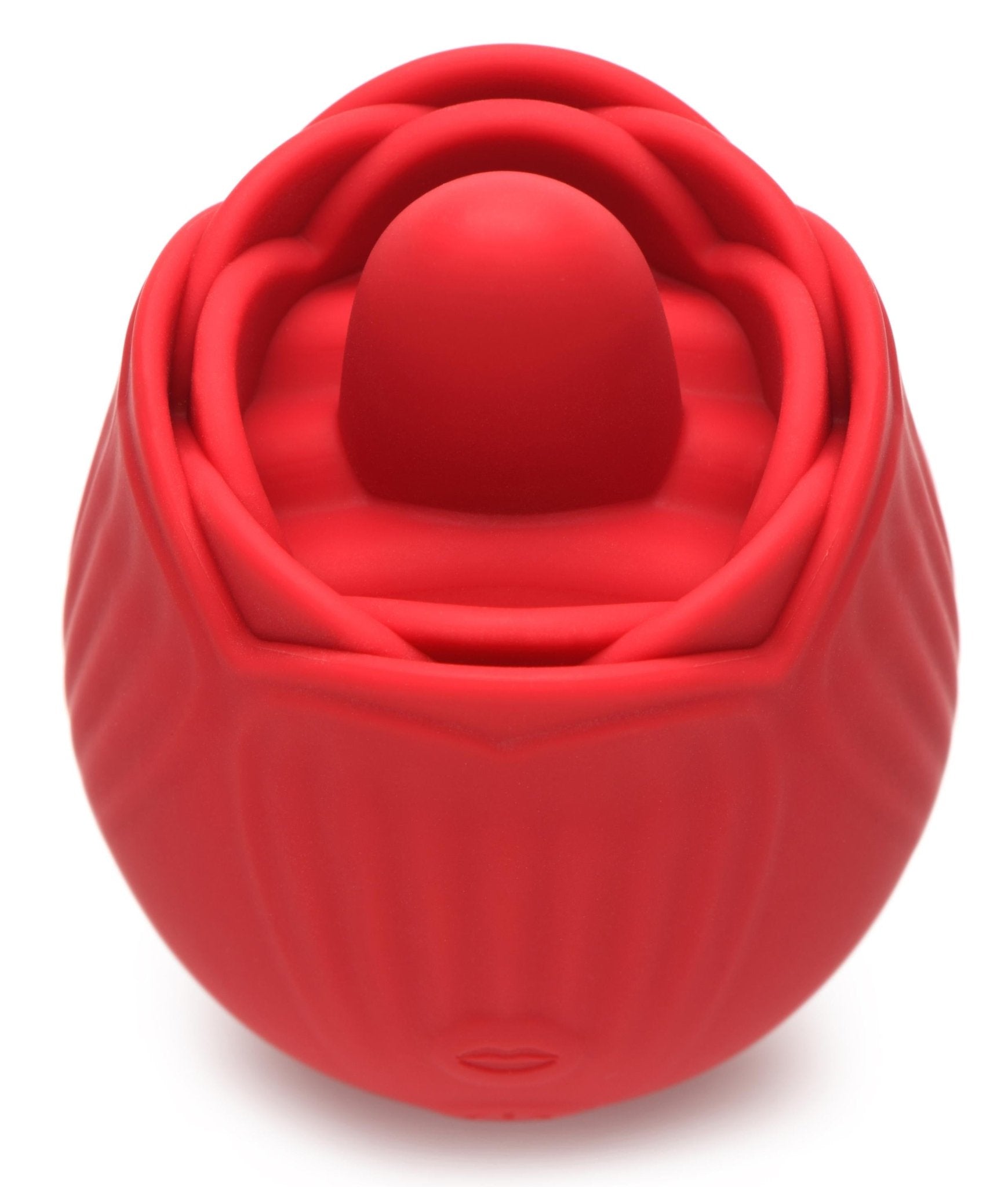 Bloomgasm - French Rose Licking and Vibrating Stimulator - Red