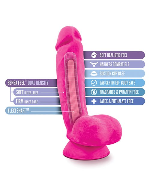 Blush Au Naturel Bold Pound 8" Dildo - Pink