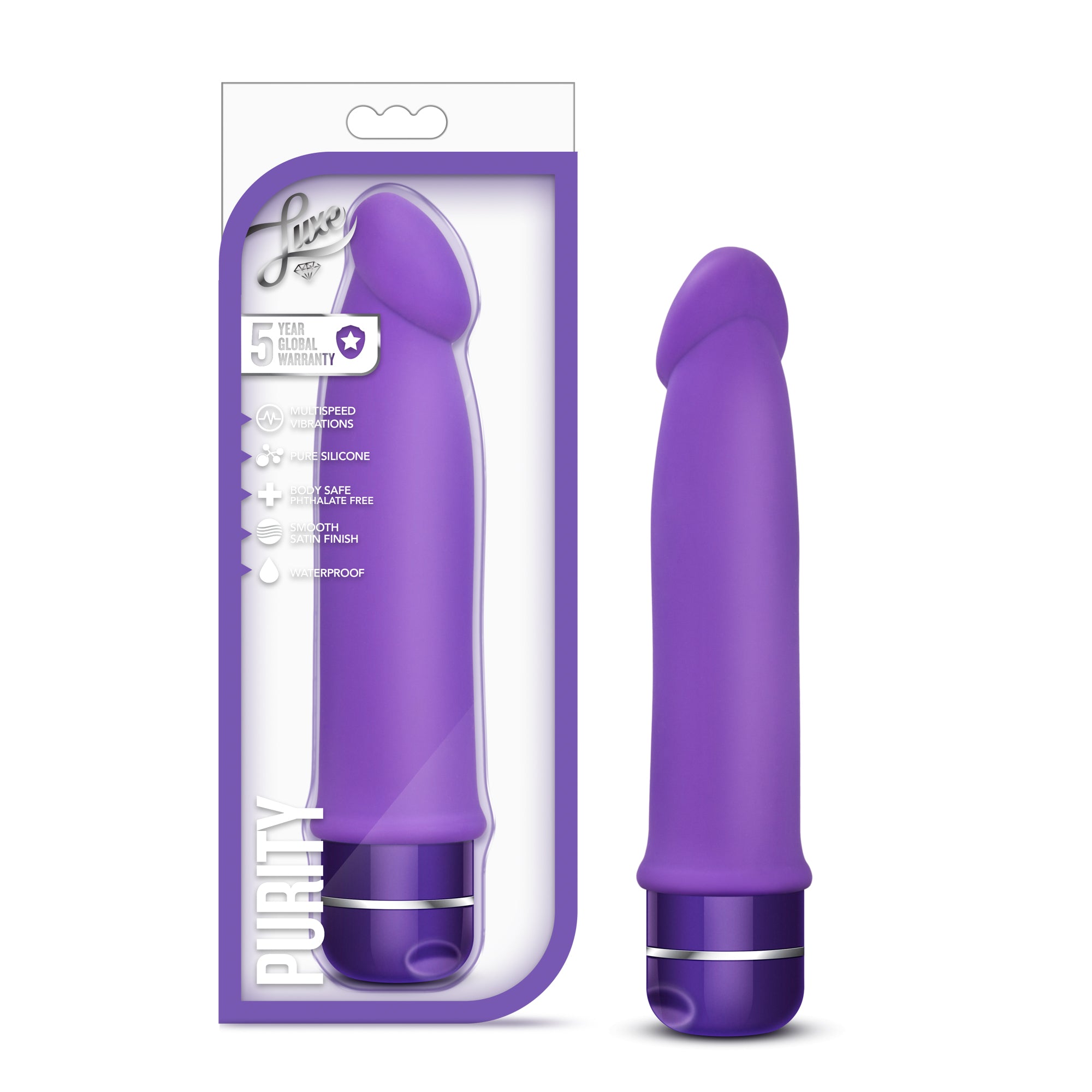 Blush Classic Vibrator - Purity: Sensual Pleasure