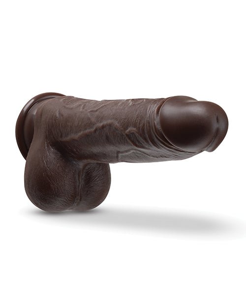 Blush Dr. Skin Silicone Dr. Murphy 8" Thrusting Dildo - Chocolate