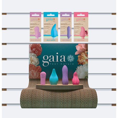 Blush Gaia Eco Merchandising Vibrator Kit (3 each of Love, Bliss, Caress, Delight)