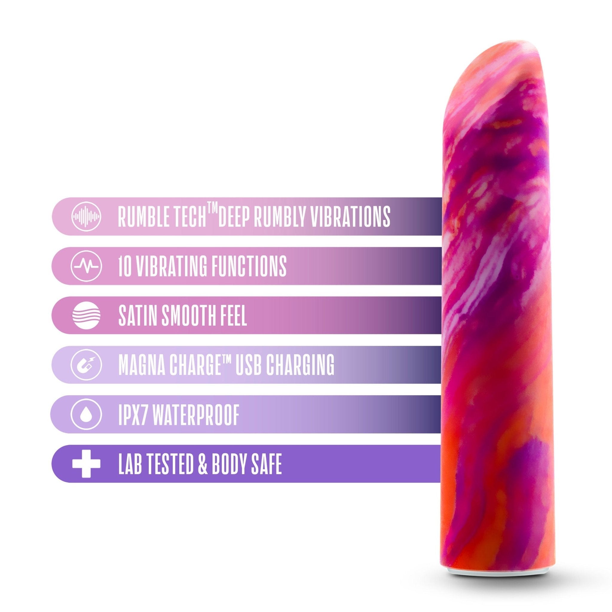 Blush Limited Addiction Fiery Power Vibrator - Coral