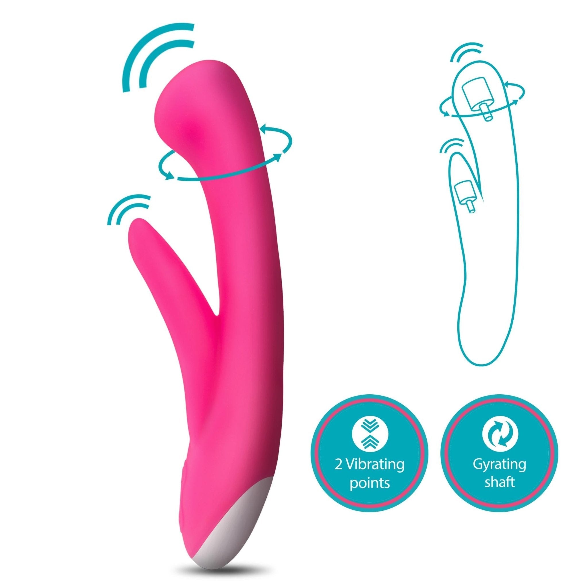 Blush Novelties G-Spot Vibrator: Hop Cottontail