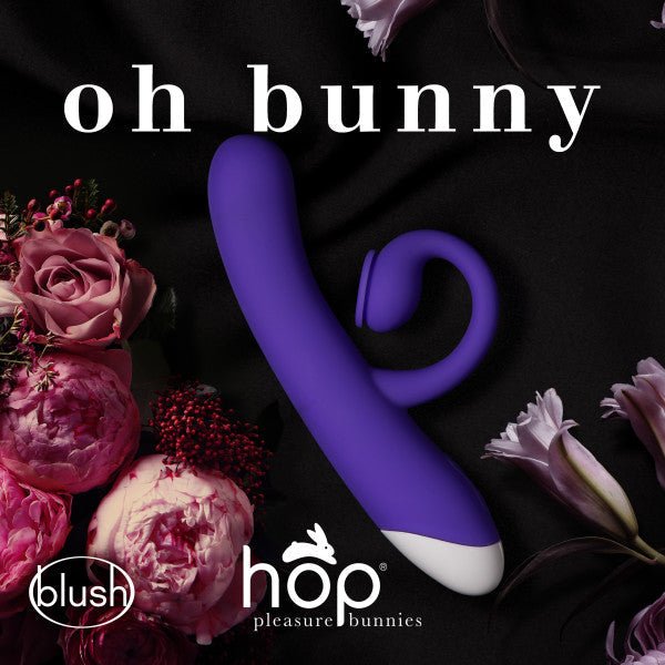 Blush Novelties Hop Oh Bunny Midnight Rabbit Vibrator