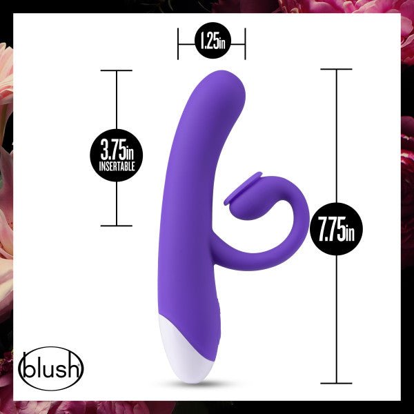 Blush Novelties Hop Oh Bunny Midnight Rabbit Vibrator