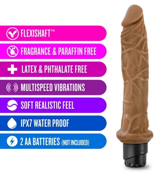 Blush Realistic Vibrator - Dr. Skin 8