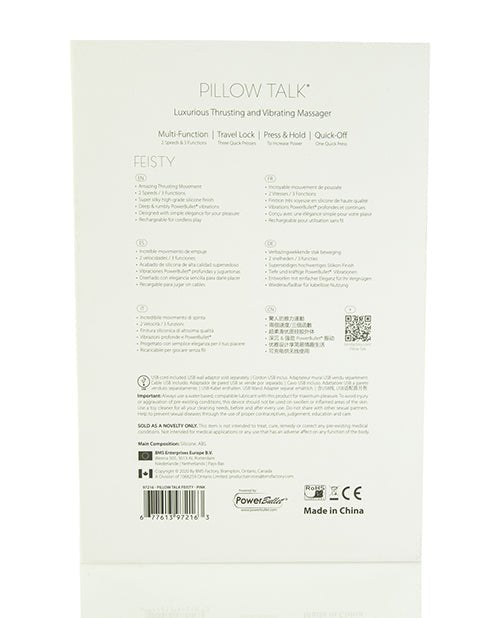 BMS Pillow Talk Feisty Clitoral Stimulator