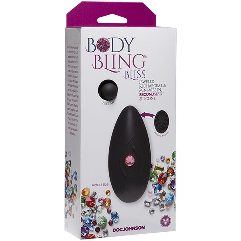 Body Bling - Clit Caress Mini-Vibrator in Second Skin Silicone