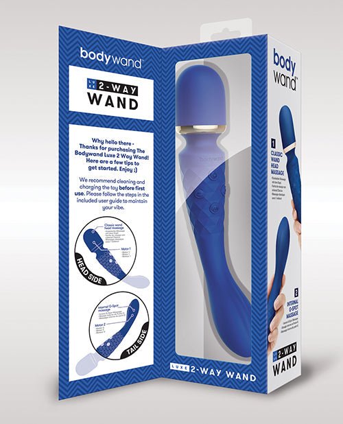 Bodywand Luxe Large Blue G-Spot Vibrator - X-Gen