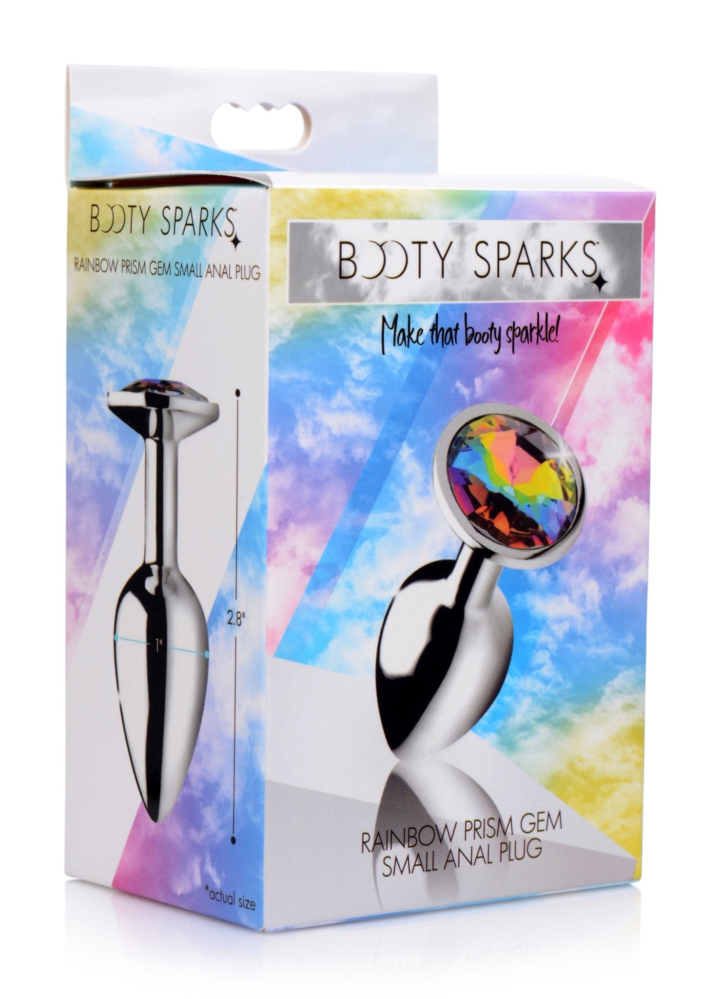 Booty Sparks Rainbow Prism Gem Anal Plug