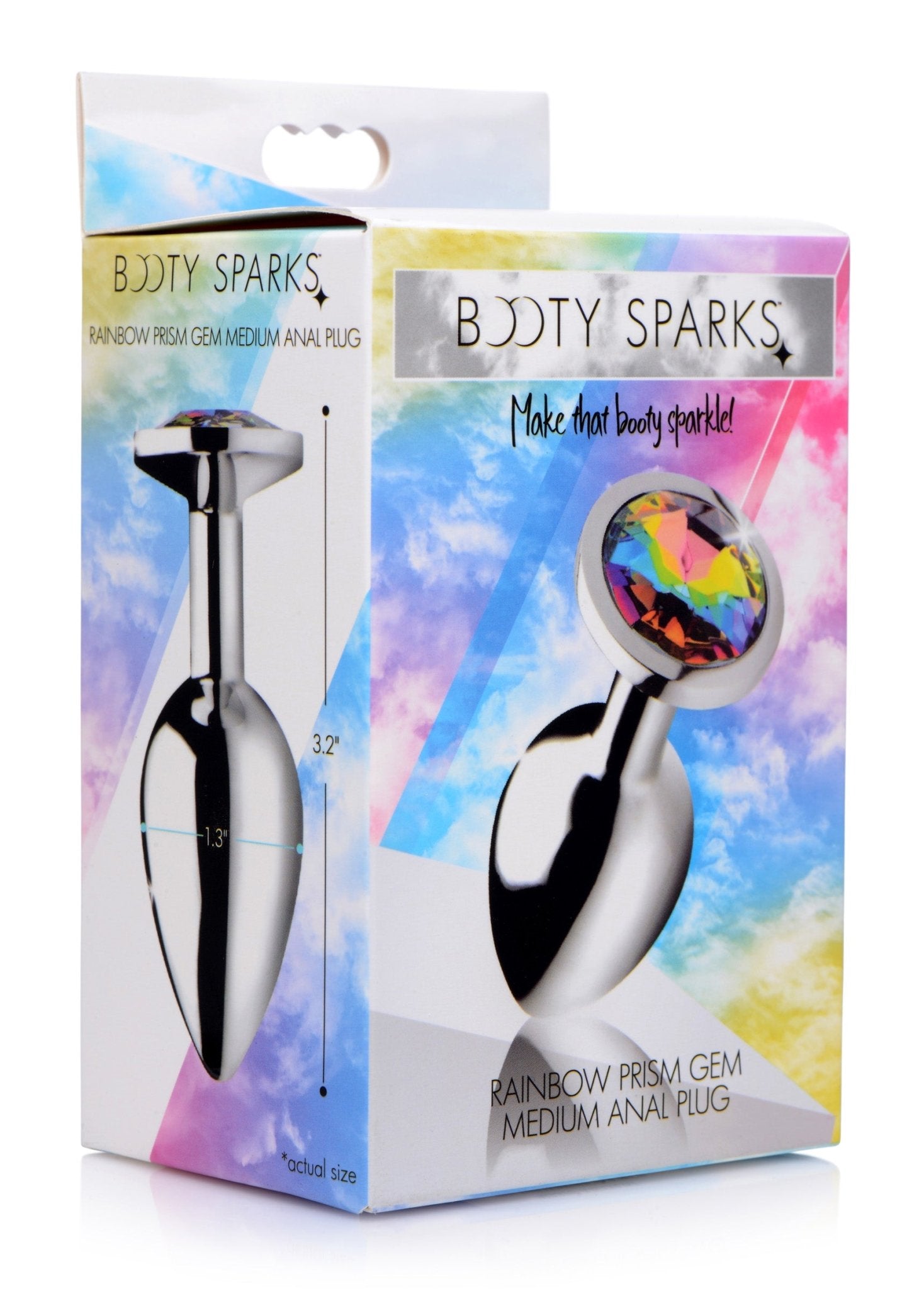 Booty Sparks Rainbow Prism Gem Anal Plug