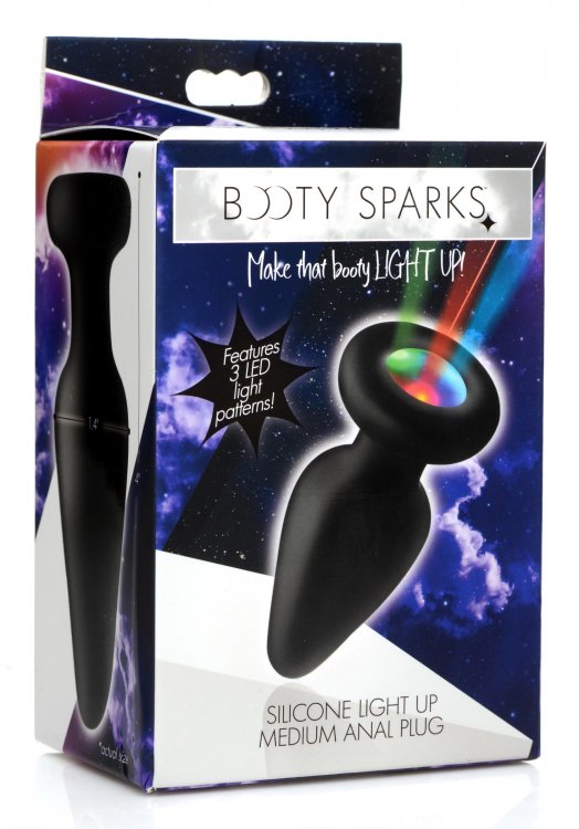 Booty Sparks Silicone Light-up Anal Plug