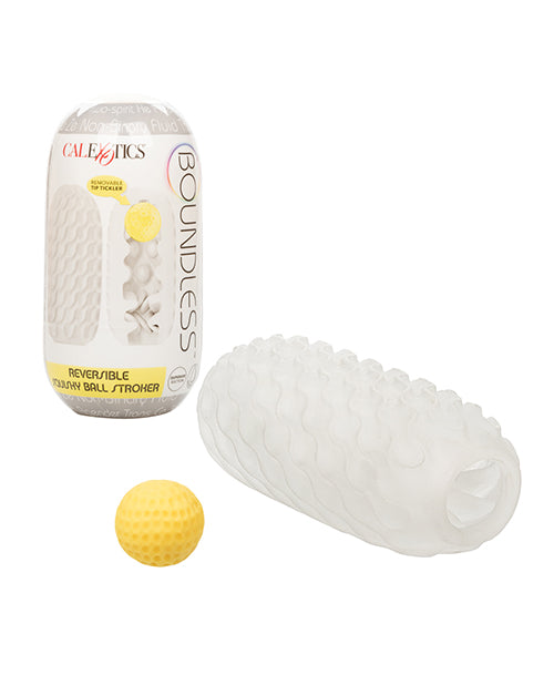 Boundless Reversible Squishy Ball Stroker Yellow