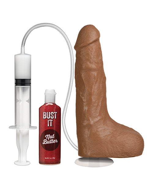 Bust It Squirting Realistic Cock Brown