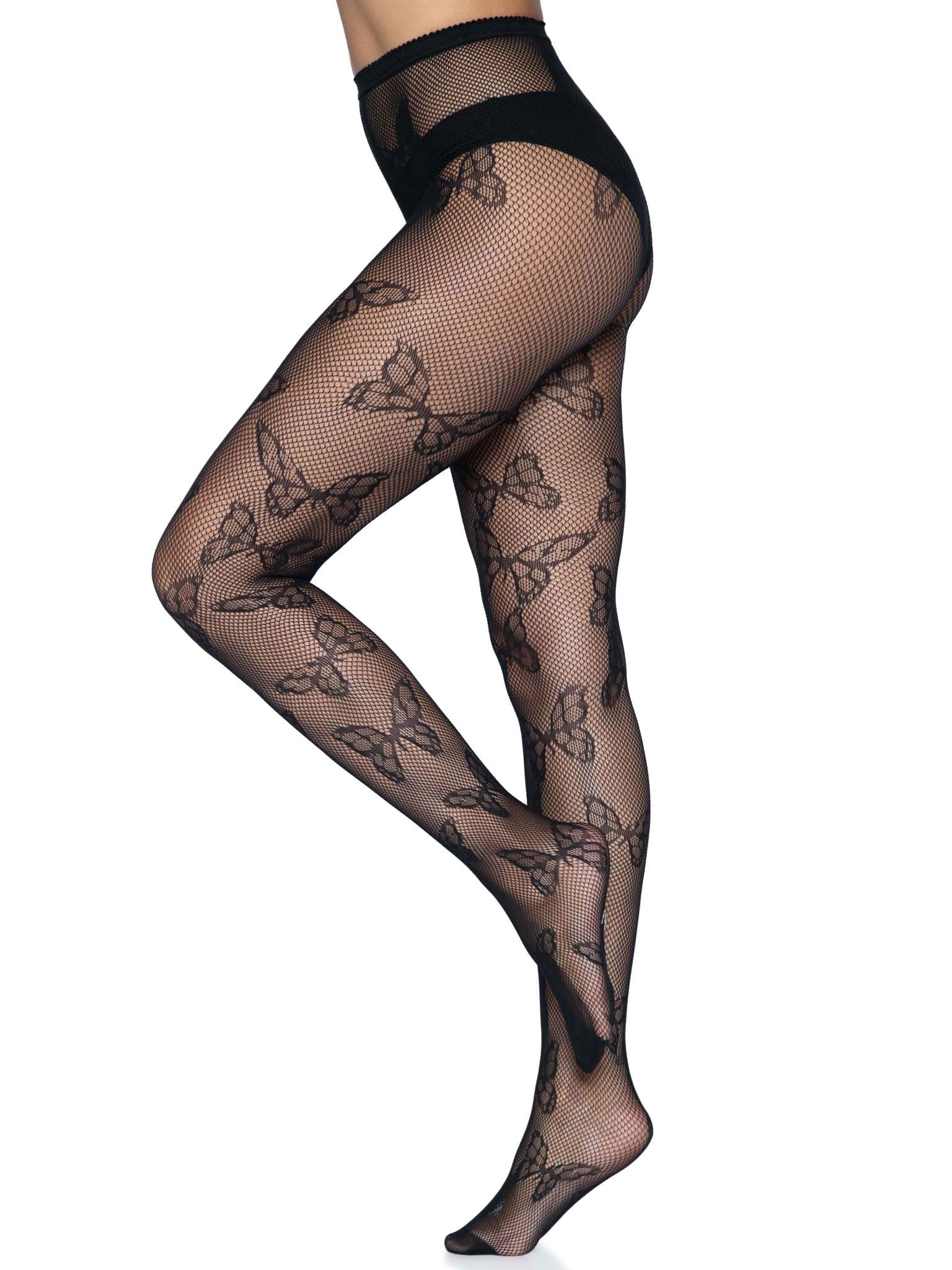 Butterfly Net Tights - One Size