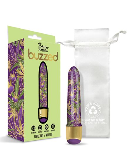 Buzzed Mini Vibrator - Purple Haze, Global Novelties