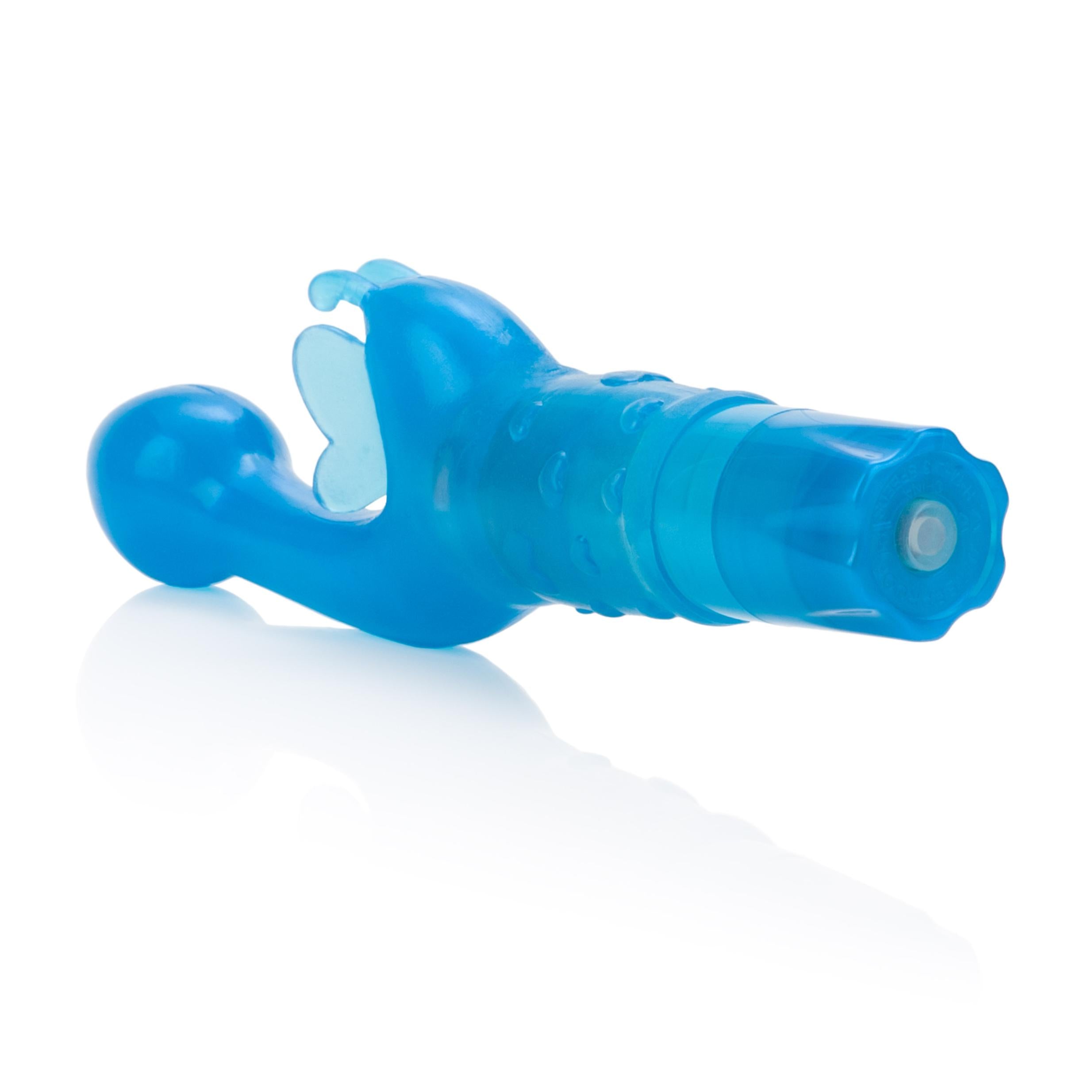 CalExotics Butterfly Kiss G-Spot Vibrator Blue