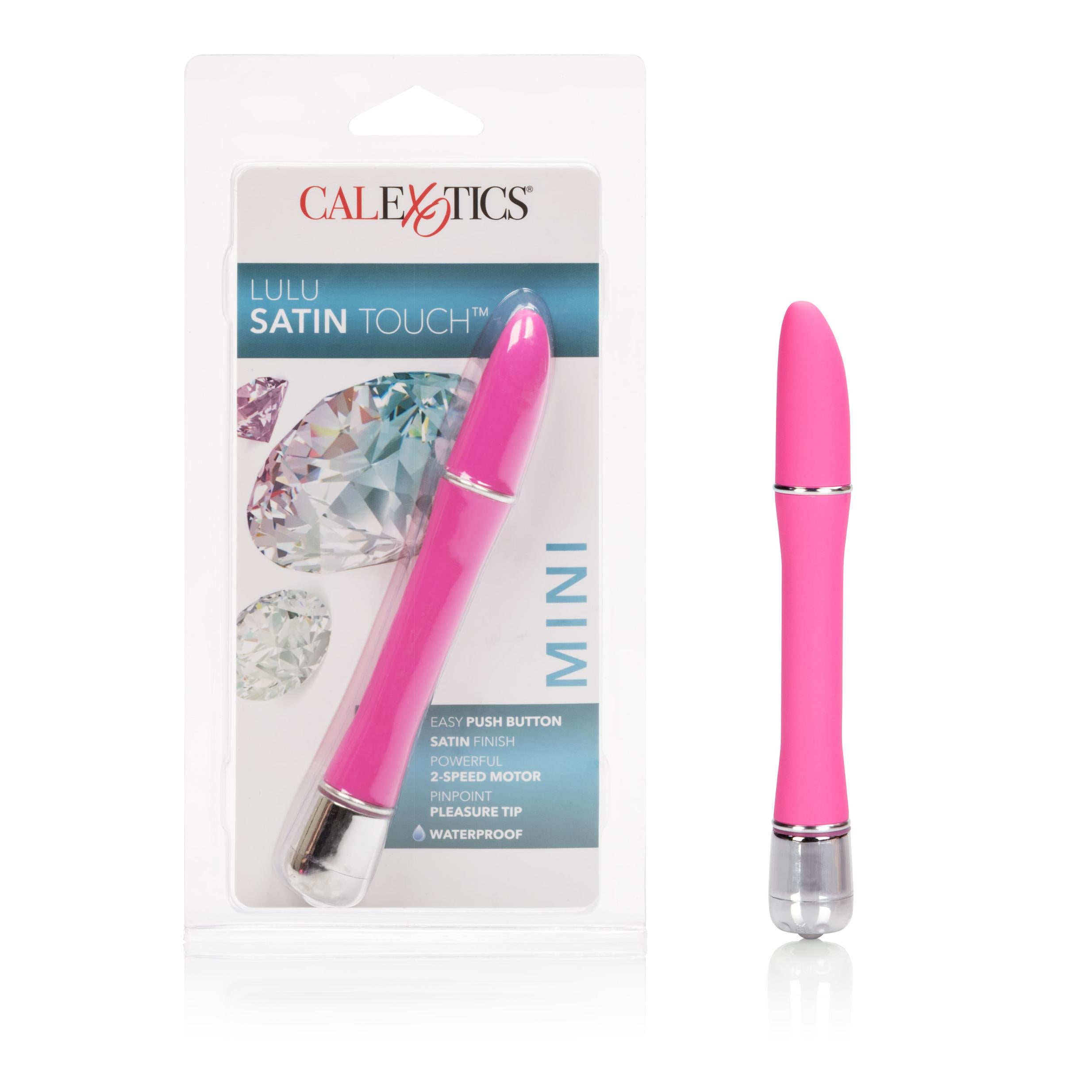 CalExotics Mini Vibrator - Lulu Satin Touch Pink