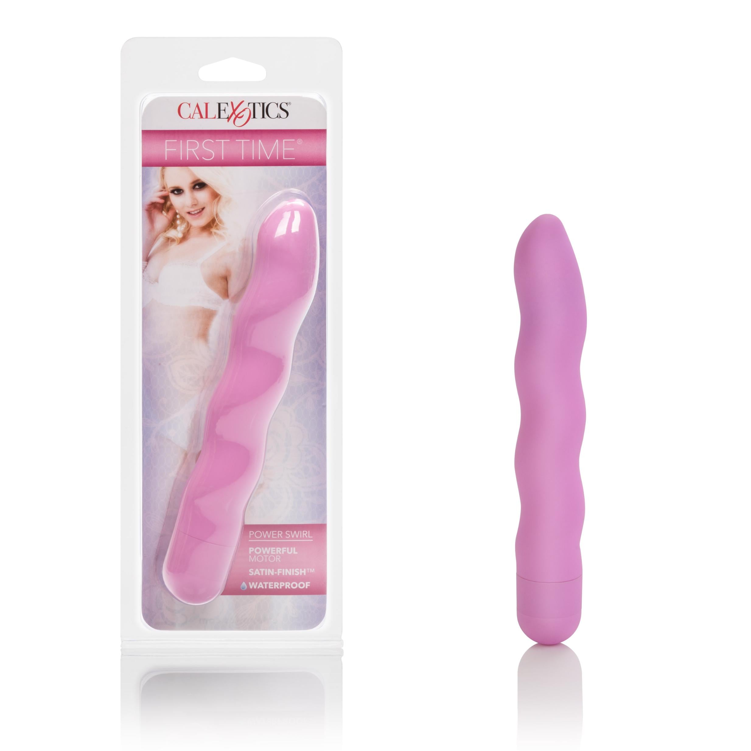 CalExotics Pink Power Swirl - G-Spot Vibrator Pink