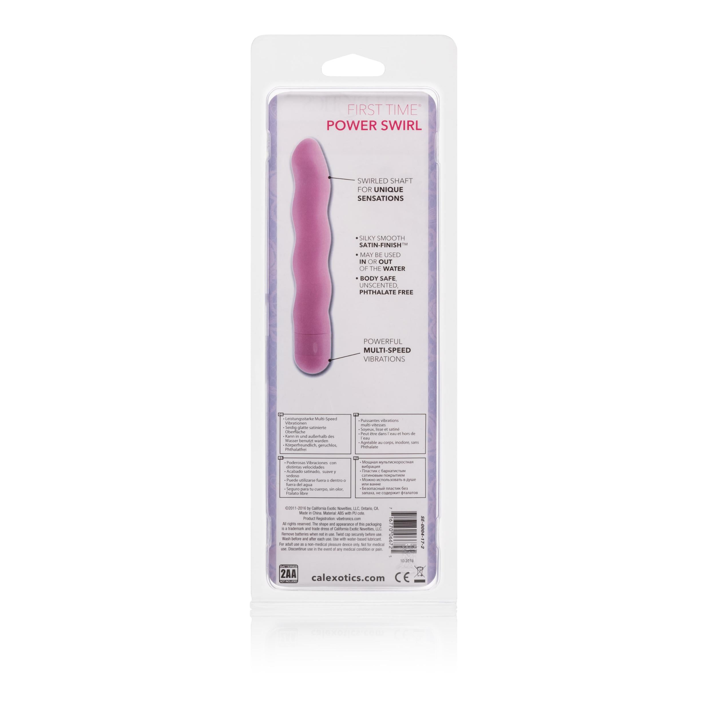 CalExotics Pink Power Swirl - G-Spot Vibrator Pink