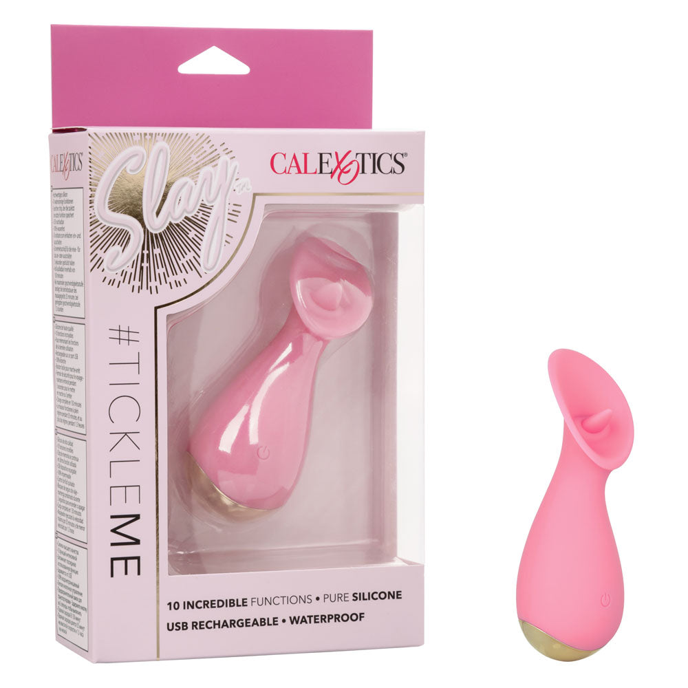 CalExotics Slay Tickle Me Pink Clitoral Stimulator