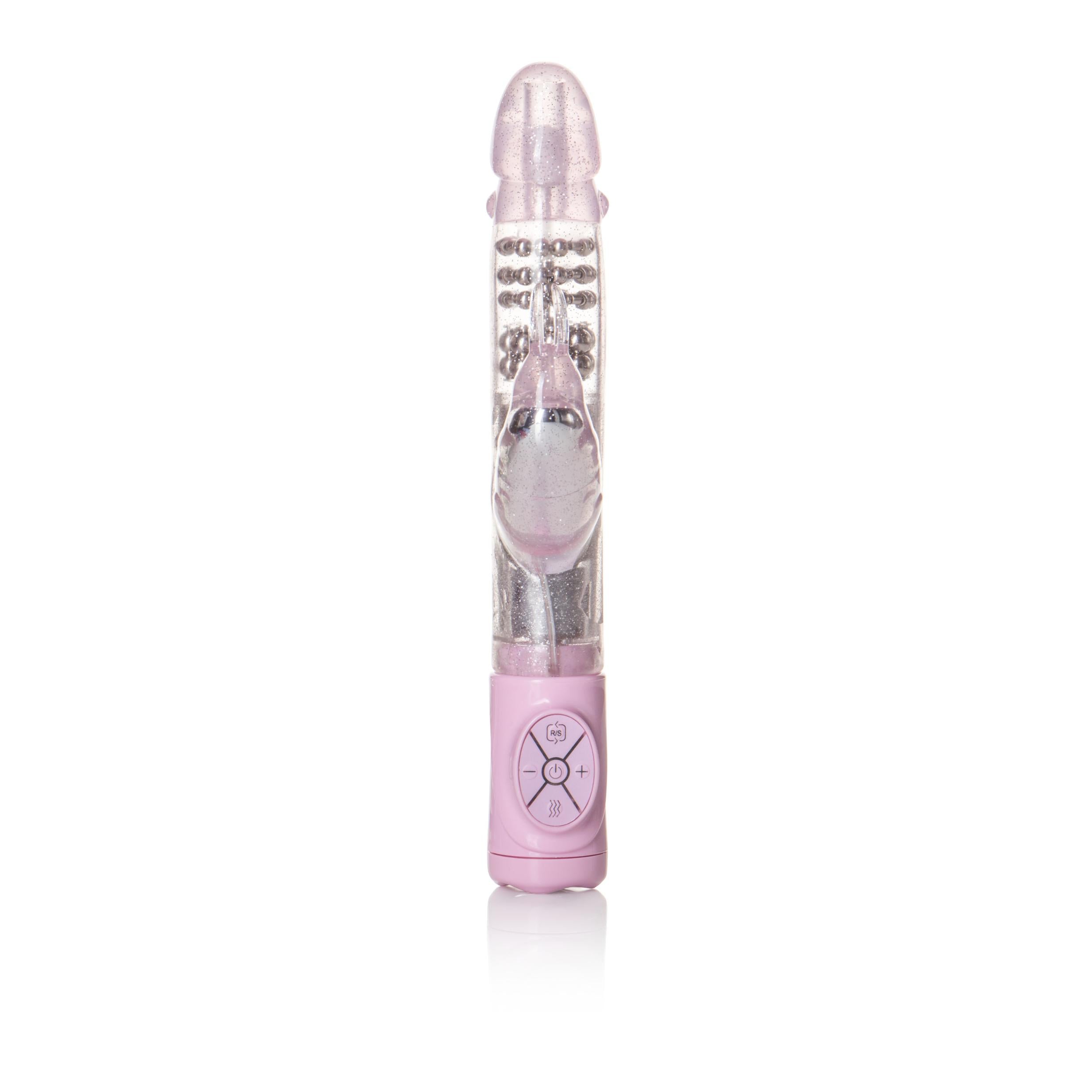 CalExotics Thrusting Jack Rabbit Vibrator Pink