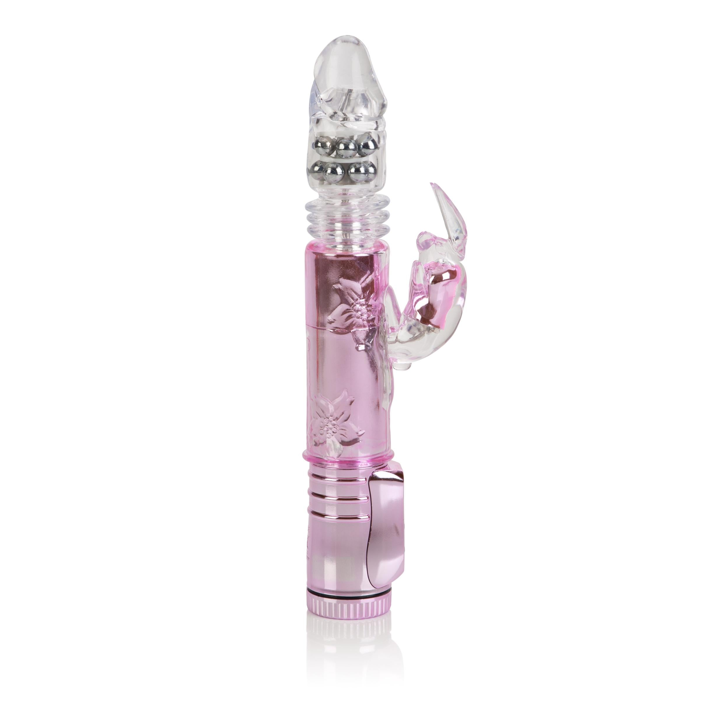 CalExotics Thrusting Orgasm Jack Rabbit Vibrator Pink