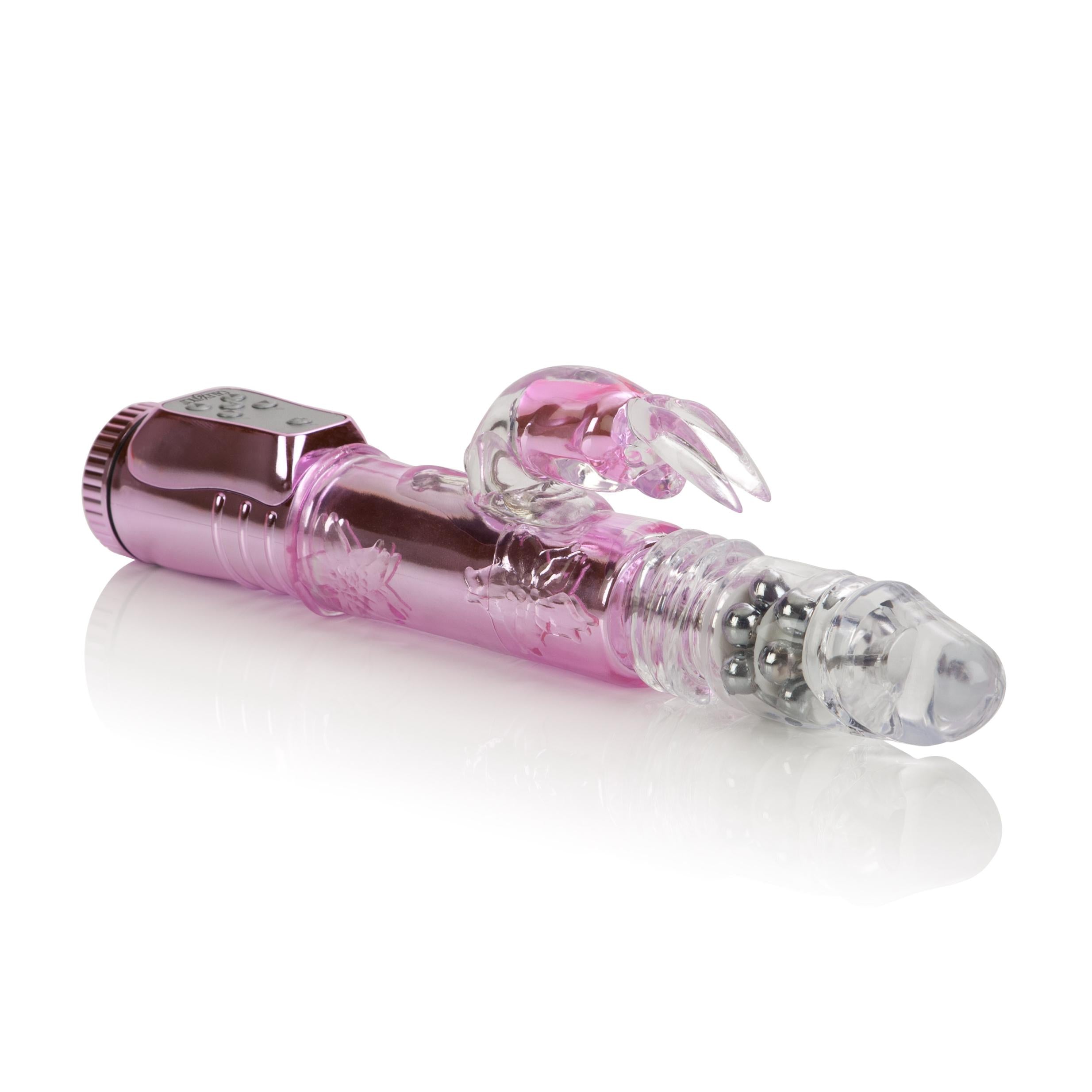 CalExotics Thrusting Orgasm Jack Rabbit Vibrator Pink