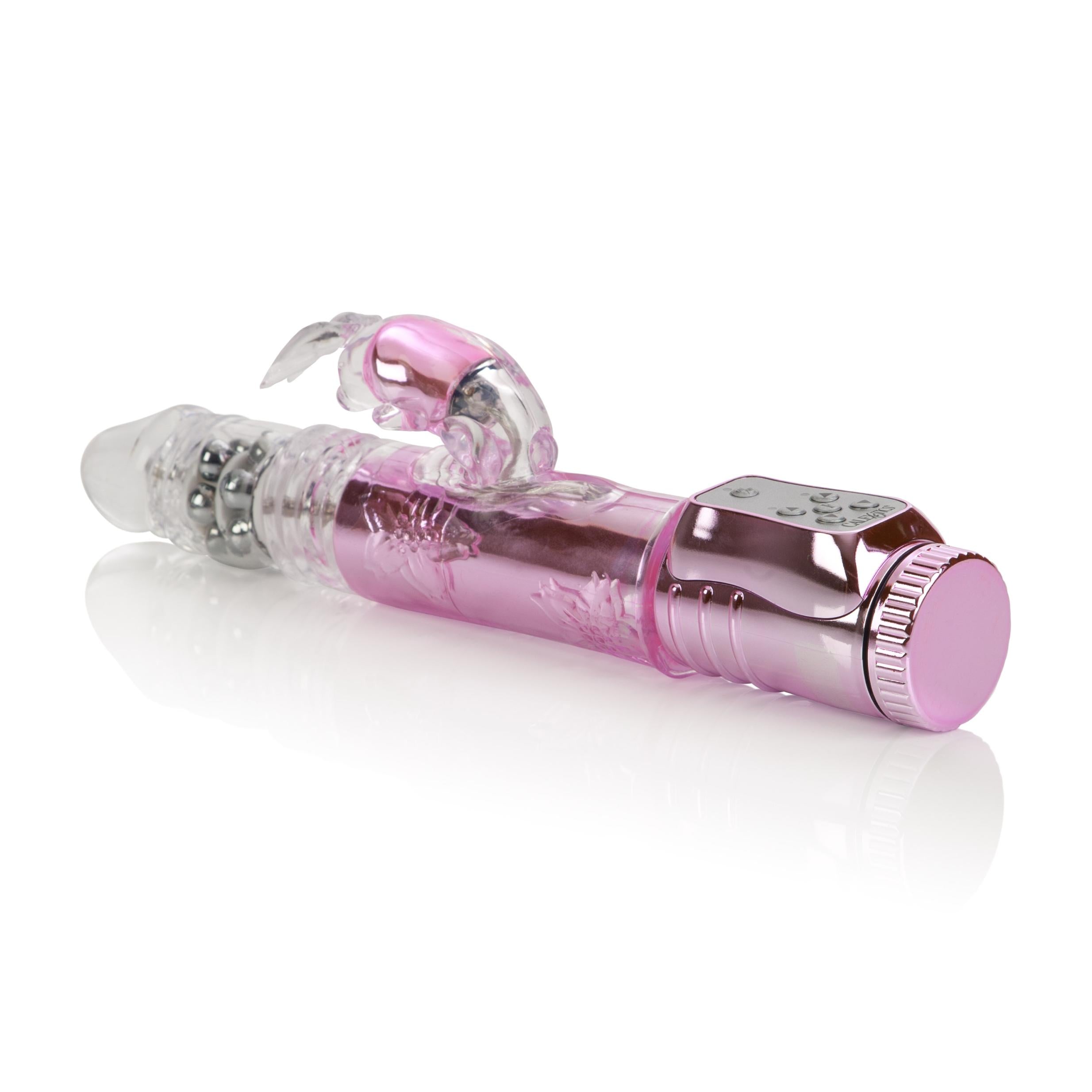 CalExotics Thrusting Orgasm Jack Rabbit Vibrator Pink