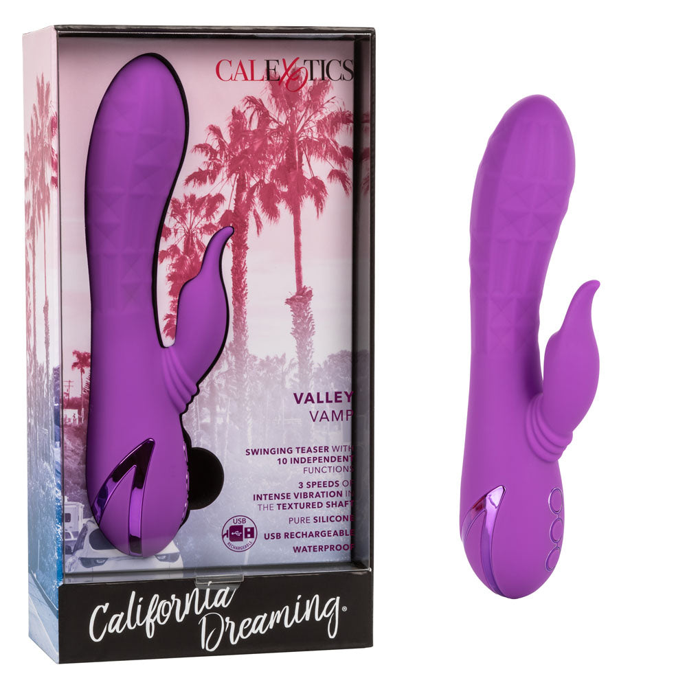 California Dreaming Valley Vamp Purple Rabbit Vibrator