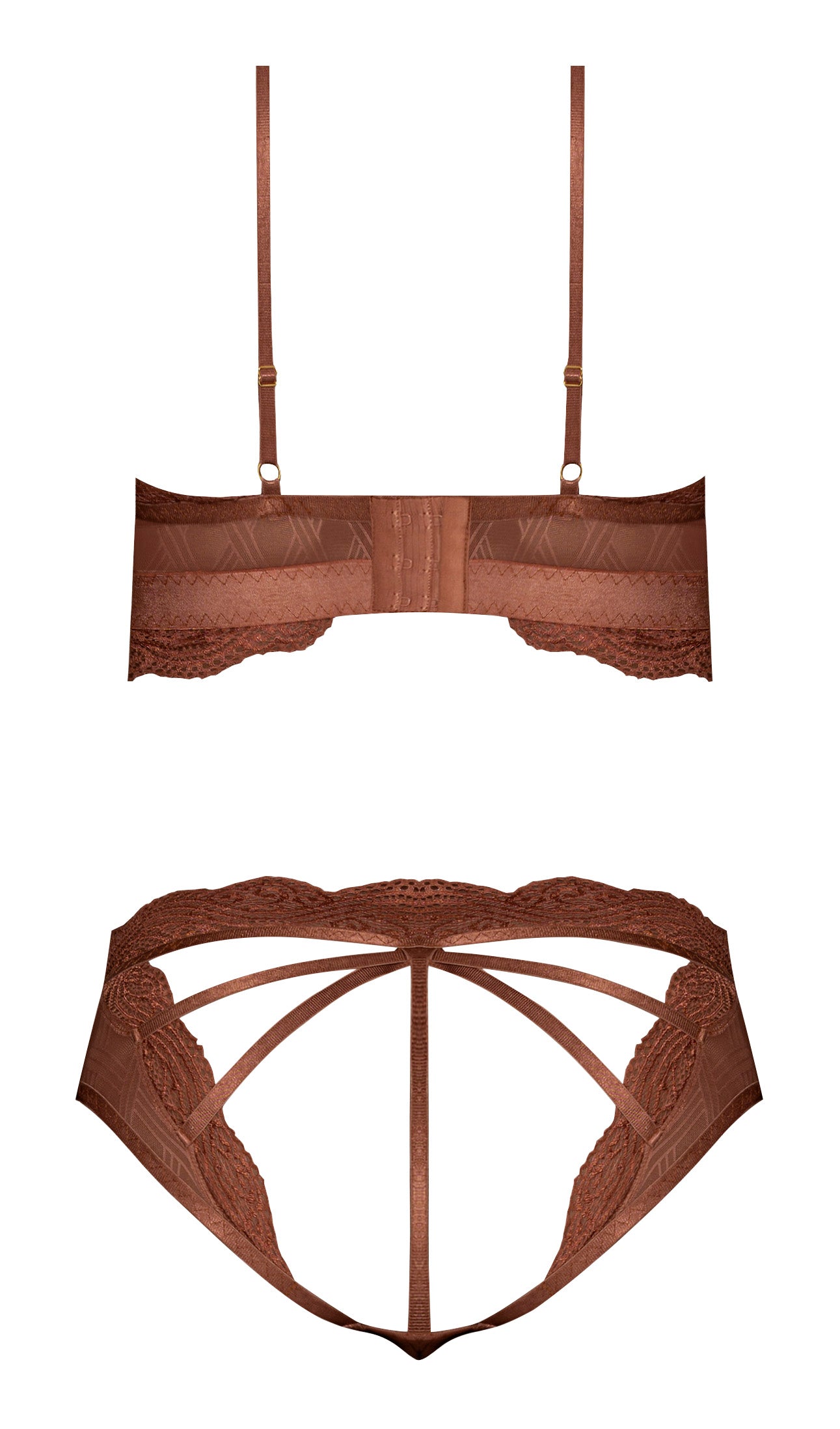 Caramel Kiss Bralette & G- Panty Caramel