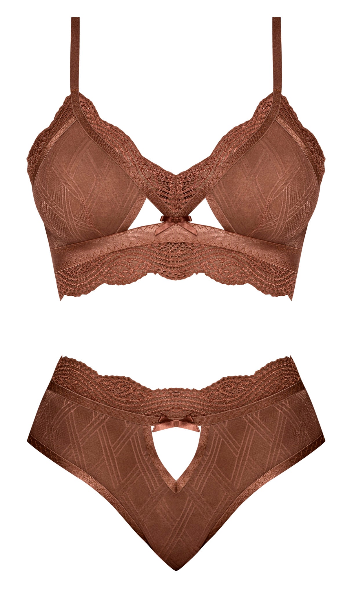 Caramel Kiss Bralette & G- Panty Caramel